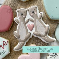 I Otterly Adore You Ausstecher - Valentinstag 3D Gedruckter Tck88321 von TheCookierydotCA