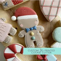 Lebkuchen Junge Ausstecher - Weihnachten Urlaub 3D Gedruckt Tck84192 von TheCookierydotCA