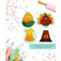 Mini Autumn Elements Set - Herbst Thanksgiving Ausstechformen 3D Gedruckte Ausstechform Tck21136 4Er Mini Autumn Elements Set - Herbst Thanksgiving Ausstechformen 3D Gedruckte Ausstechform Tck21136 4Er von TheCookierydotCA