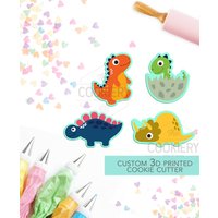 Mini Dinosaurier Ausstechform Set - Ausstechformen 3D Gedruckte Tck21108 4Er Mini Dinosaurier Ausstechform Set - Ausstechformen 3D Gedruckte Tck21108 4Er von TheCookierydotCA