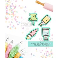 Mini School Elements Set - Back To Ausstechformen 3D Gedruckte Ausstechform Tck21133 4Er Mini School Elements Set - Back To Ausstechformen 3D Gedruckte Ausstechform Tck21133 4Er von TheCookierydotCA