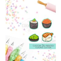 Mini Sushi Ausstechform Set - Ausstechformen 3D Gedruckte Tck21110 4Er Mini Sushi Ausstechform Set - Ausstechformen 3D Gedruckte Tck21110 4Er von TheCookierydotCA