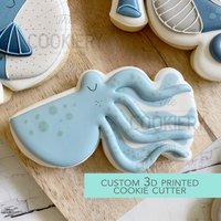 Oktopus Ausstecher - Sommer 3D Gedruckt Tck29116 von TheCookierydotCA