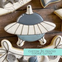 Ufo Ausstecher - Space Alien 3D Gedruckter Tck88143 von TheCookierydotCA