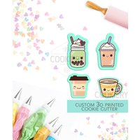 Verschiedene Getränke Mini Ausstechform Set - Ausstechformen 3D Gedruckte Tck21102 4Er Verschiedene Getränke Mini Ausstechform Set - Ausstechformen 3D Gedruckte Tck21102 4Er von TheCookierydotCA
