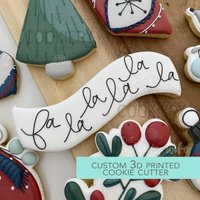 Weihnachten Banner Ausstecher - 3D Gedruckt Tck88314 von TheCookierydotCA