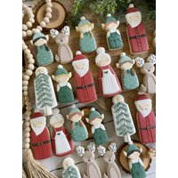 Weihnachten Peg Dolls Ausstecher Set - 3D Gedruckt Ausstechform Tck84186 von TheCookierydotCA