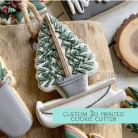 Weihnachtsbaum Auf Schlitten Ausstecher - Weihnachten 3D Gedruckter Tck88290 von TheCookierydotCA