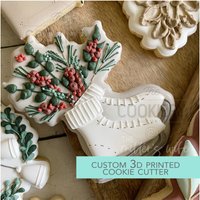 Winter Schlittschuhe Ausstecher - Weihnachten 3D Gedruckter Tck88291 von TheCookierydotCA