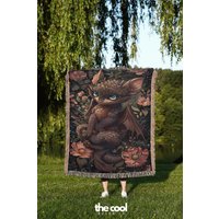 Baby Drachen Decke Goblinkern Cottagecore Wandteppich Baby Drachen Decke Goblinkern Cottagecore Wandteppich von TheCoolRuler