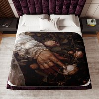 Barock Hand Mit Rosen Decke Gothic Rokoko Kunst Überwurf Barock Hand Mit Rosen Decke Gothic Rokoko Kunst Überwurf von TheCoolRuler