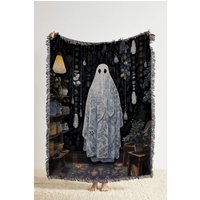 Floral Geist Gewebte Decke Werfen Dunkles Cottagecore Halloween Dekor Floral Geist Gewebte Decke Werfen Dunkles Cottagecore Halloween Dekor von TheCoolRuler