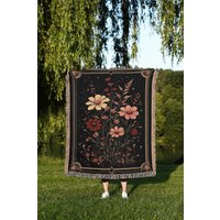 Florale Gobelin Decke Victorian Gothic Home Decor von TheCoolRuler