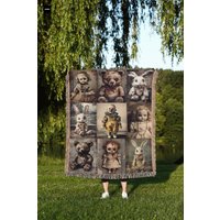 Gruselige Puppen Gewebte Decke Gothic Halloween Dekor Gruselige Puppen Gewebte Decke Gothic Halloween Dekor von TheCoolRuler