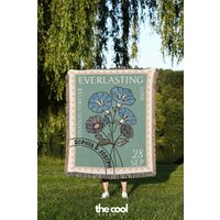 Individuelle Geburts-Blumen Stempel-Decke Vintage-Inspiriertes Personalisiertes Verlobungsgeschenk Für Paare, Mann Und Frau Oder Als Individuelle Geburts-Blumen Stempel-Decke Vintage-Inspiriertes Personalisiertes Verlobungsgeschenk Für Paare, Mann Und Frau Oder Als von TheCoolRuler