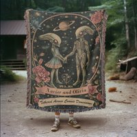 Personalisierte Alien Paar Decke Gewebter Jubiläumsteppich Personalisierte Alien Paar Decke Gewebter Jubiläumsteppich von TheCoolRuler