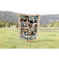 Personalisierte Fotocollage-Decke Benutzerdefinierter Familienandenken-Überwurf Personalisierte Fotocollage-Decke Benutzerdefinierter Familienandenken-Überwurf von TheCoolRuler