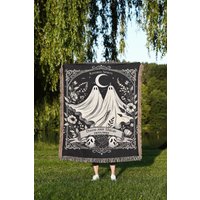 Personalisierte Geister Paar Decke Gothic Hochzeitstag Wandbehang von TheCoolRuler