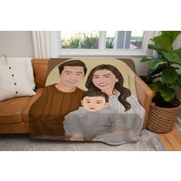 Personalisierte Gesichtslos Decke Gesichtslose Fotodecke von TheCoolRuler