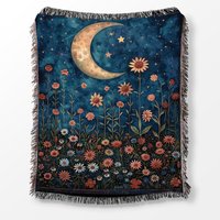 Sonne Und Mond Überwurf Boho Sternennacht Wandbehang von TheCoolRuler