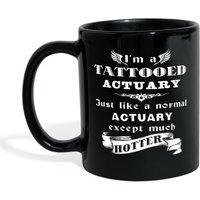 Aktuar Eine Tätowiert Bin Ich Einfach Wie Normale Außer Viel Heißer Geschenk, Weihnachten, Geburtstag Geschenk Schwarz Becher Aktuar Eine Tätowiert Bin Ich Einfach Wie Normale Außer Viel Heißer Geschenk, Weihnachten, Geburtstag Geschenk Schwarz Becher von TheCoolSloth