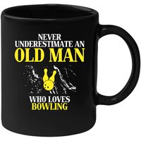Alter Mann, Der Liebt Bowling Geschenk, Geschenk Für Papa, Opa Becher Gramps Papa Vorhanden, Hundeliebhaber, Weihnachten, Vatertag von TheCoolSloth
