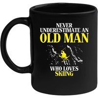 Alter Mann, Der Liebt Skifahren Geschenk, Geschenk Für Papa, Opa Becher Gramps Papa Vorhanden, Hundeliebhaber, Weihnachten, Vatertag Alter Mann, Der Liebt Skifahren Geschenk, Geschenk Für Papa, Opa Becher Gramps Papa Vorhanden, Hundeliebhaber, Weihnachten, Vatertag von TheCoolSloth