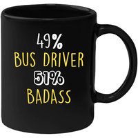 Becher Für Bus-Fahrer-Geschenk Bus Driver Schwarz Becher, Geschenk Kaffee Oder Tee-Liebhaber, Weihnachts-Geschenk Mitarbeiter von TheCoolSloth