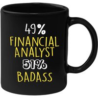 Becher Für Financial Analyst-Geschenk Analyst Schwarz Becher, Geschenk Kaffee Oder Tee-Liebhaber, Weihnachts-Geschenk Mitarbeiter von TheCoolSloth