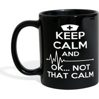Becher Krankenschwester Geschenke - Halten Sie Ruhig Und in Ordnung... Nicht, Dass Ruhe Kaffeebecher Kaffee Tasse | 11 Unzen Schwarz Becher Krankenschwester Geschenke - Halten Sie Ruhig Und in Ordnung... Nicht, Dass Ruhe Kaffeebecher Kaffee Tasse | 11 Unzen Schwarz von TheCoolSloth