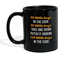 Becher Programmierer - 99 Insekten Wenig in Den Code Kleine Fehler Nehmen Sie Einen Nach Unten Patch Es Um 128 Der | 11 Unzen Schwarz Becher Programmierer - 99 Insekten Wenig in Den Code Kleine Fehler Nehmen Sie Einen Nach Unten Patch Es Um 128 Der | 11 Unzen Schwarz von TheCoolSloth