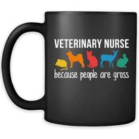 Tasse Mit Spruch „Because People Are Gross" | Because Gross - Veterinär Geschenk | 11Oz von TheCoolSloth