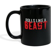 Brazilian Jiu Jitsu Bjj - Rollen Wie Ein Tier-Becher Kaffee Tasse Kaffeebecher | 11 Unzen Schwarz von TheCoolSloth
