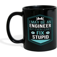 Ingenieur Geschenke Becher - Ich Kann Ein Sein, Aber Auch Nicht Beheben, Dumm-Ingenieur Kaffee Tasse | 11 Unzen Schwarz von TheCoolSloth