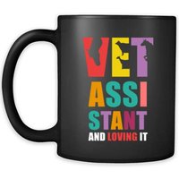Tierarzt Geschenke Becher - Helfer Und Lieben Es Krankenschwester Kaffee Tasse Schwarz | 11 Unzen von TheCoolSloth