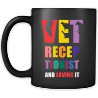 Tierarzt Geschenke Becher - Rezeption Und Lieben Es Krankenschwester Kaffee Tasse Schwarz | 11 Unzen von TheCoolSloth