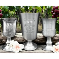 Heiliger Gral Heiliger Becher Zinnbecher Kapellenschale Metallgläser Metallbecher Handgemachter Geschenk Anbetung Personifizierte Heilige Gralschale von TheCopperMint