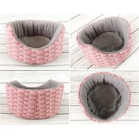 Meerschweinchen Bett Pipipad Kuschelbett Fleece Kuschelnest Körbchen Fleecehaltung Regenbögen Grau von TheCosyHut