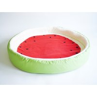 Obstbettchen "Wassermelone" Für Katzen Und Hunde | 3 Größen von TheCosyHut