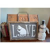 Liebe Waschbär Schild, Holz Bauernhaus Trash Panda, Lover Schild | Animal Art, Rocky Der von TheCountryCowshed