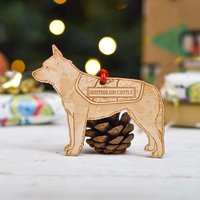 Personalisierte Australian Cattle Dog Dekoration - Detailliert von TheCraftyGiraffeEtsy