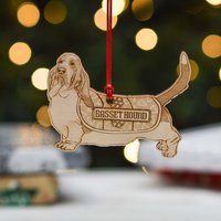 Personalisierte Basset Hound Dog Dekoration - Detailliert von TheCraftyGiraffeEtsy
