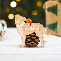Personalisierte Border-Jack-Hundedekoration - Detailliert von TheCraftyGiraffeEtsy
