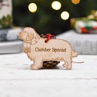 Personalisierte Clumber Spaniel Hunde Dekoration - Detailliert von TheCraftyGiraffeEtsy