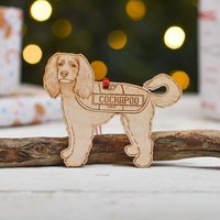 Personalisierte Cockapoo Langhaariger Hund Dekoration - Detailliert von TheCraftyGiraffeEtsy