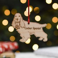 Personalisierte Cocker Spaniel Short Tail Hundedekoration - Detailliert von TheCraftyGiraffeEtsy