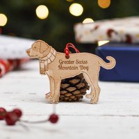 Personalisierte Dekoration Großer Schweizer Sennenhund - Detailliert von TheCraftyGiraffeEtsy