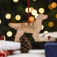 Personalisierte Flat Coated Retriever Hundedekoration - Detailliert von TheCraftyGiraffeEtsy
