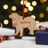 Personalisierte Leonberger Hund Dekoration - Detailliert von TheCraftyGiraffeEtsy