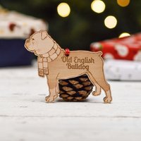 Personalisierte Old English Bulldog Dog Dekoration - Detailliert von TheCraftyGiraffeEtsy